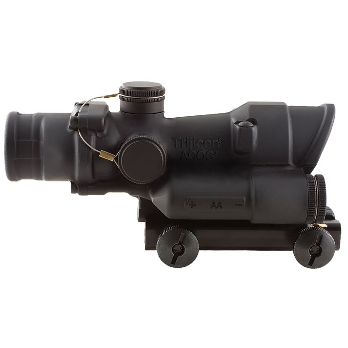 Trijicon 100432 ACOG4x 32mm Obj 36.80 ft @ 100 yds FOV Matte Black Finish LED Illuminated Green Crosshair 300 Blk
