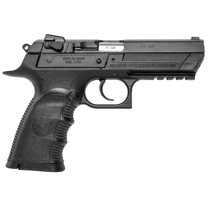 Magnum Research BE94133RL Baby Eagle III40 S&W 4.43" 12+1 Black Polymer Frame Matte Black Oxide Carbon Steel Slide Black Polymer Grip