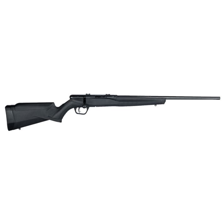 Savage Arms 70500 B Series F Full Size 22 WMR 10+1 21" Matte Black Sporter Barrel, Matte Black Drilled & Tapped Carbon Steel Receiver, Matte Black Fixed Synthetic Stock, Right Hand