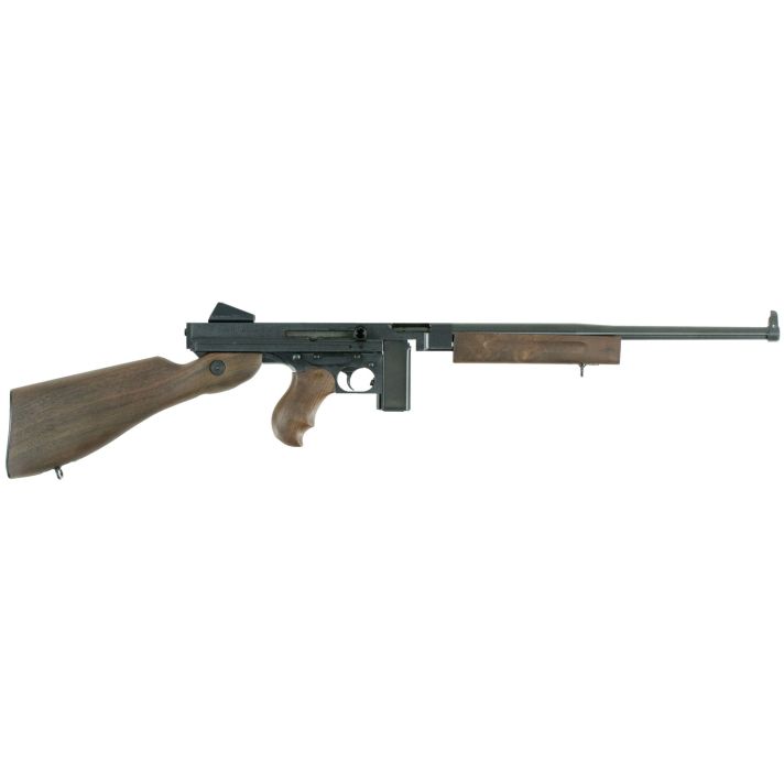 Thompson TM110S M1 Carbine Lightweight Carbine 45 ACP Caliber with 16.50" Barrel, 10+1 Capacity (Stick), Blued Metal Finish, American Walnut Stock Wood Grip Right Hand