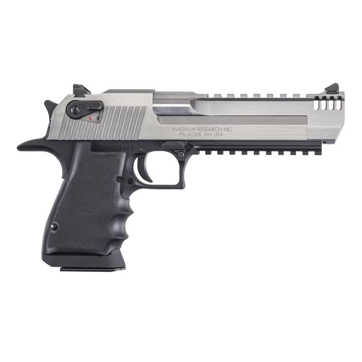 Magnum Research DE44ASIMB Desert Eagle Mark XIX L6 44 Rem Mag 6" 8+1 Black Hardcoat Anodized Aluminum Frame Stainless Steel Slide Black Polymer Grip