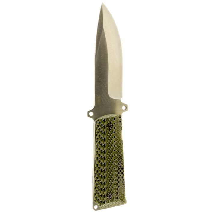 Magnum Research KNIFE1911 19119" Clip Point Plain 420 Stainless Steel G10 Gray/Green Handle Fixed