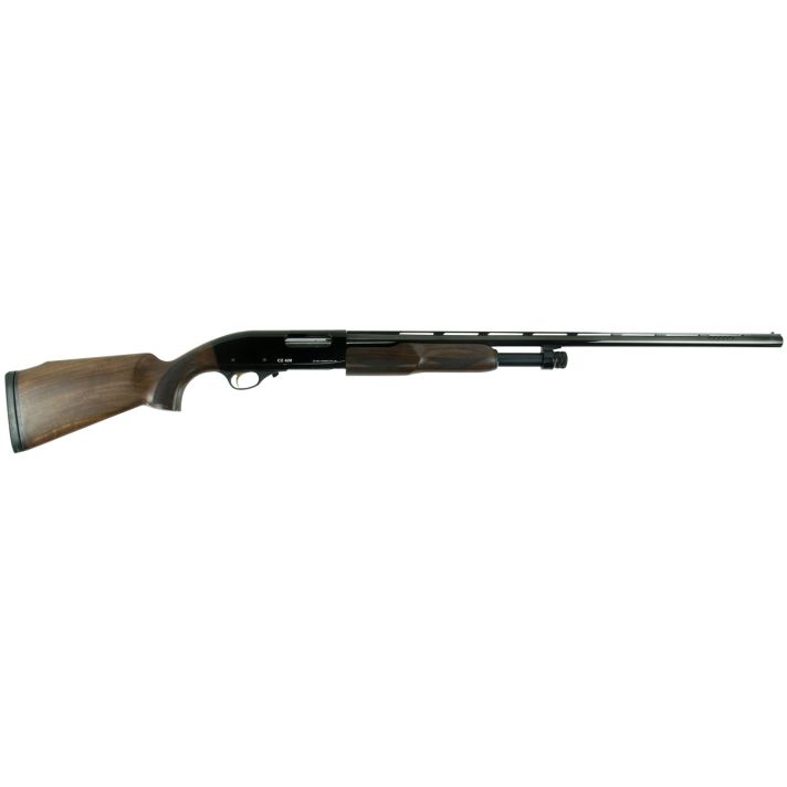 CZ-USA 06574 CZ 620 Field Select Pump 20 Gauge 28" 4+1 3" Gloss Blued Rec/Barrel Turkish Walnut Fixed Pistol Grip Stock Right Hand (Full Size) Includes 5 Chokes