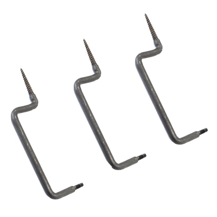 Stealth Cam STCTS3PK Tree Screw Mounts Compatible With 1/4"-20 thread adapter Black 3 Per Pkg