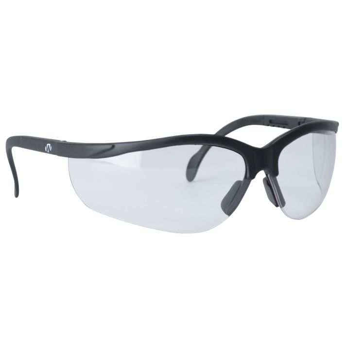 Walker's GWPCLSG Sport GlassesAdult Clear Lens Polycarbonate Black Frame