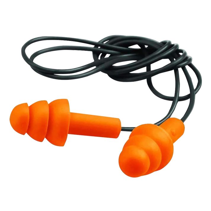 Walker's GWPEPCORD2PK Corded Foam Ear Plugs 25 dB In The Ear Orange/Black Adult 2 Per Pack