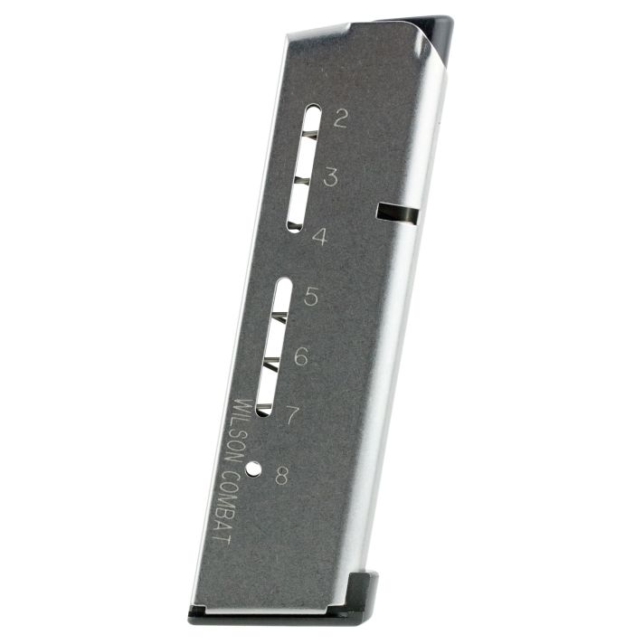 Wilson Combat 500C ETM8rd Detachable w/ Lo-Profile Steel Floor Plate 45 ACP Fits Wilson Combat 1911 Elite Tactical Stainless Steel