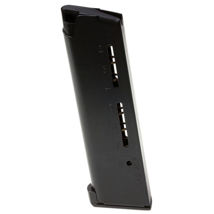 Wilson Combat 500BCHD ETM8rd Detachable w/ Lo-Profile Steel Floor Plate 45 ACP+P Fits Wilson Combat 1911 Elite Tactical Black Stainless Steel