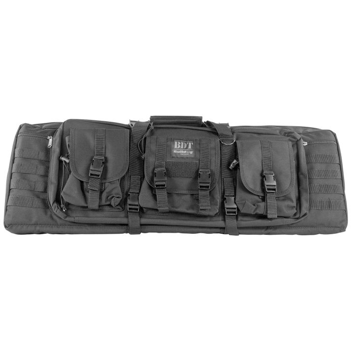 Bulldog BDT6037B BDT Tactical Double Black Nylon 2 Rifles