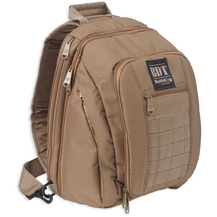 Bulldog BDT408T BDT Tactical Sling Pack Small Nylon w/ Tan Finish
