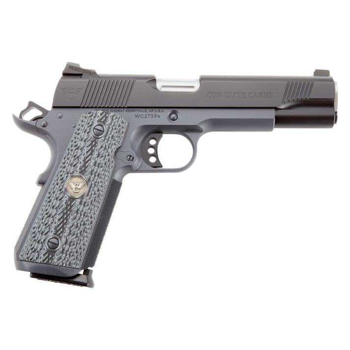 Wilson Combat CQBECFS9 1911 CQB Elite Carry Exclusive Configuration 9mm Luger 10+1, 5" Match Grade Barrel, Black Serrated Carbon Steel Slide, Gray Carbon Steel Frame w/Beavertail
