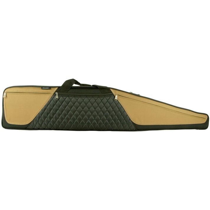 Bulldog BD36044 Elite Rifle Case 44" Black w/Tan Panels Water-Resistant Nylon