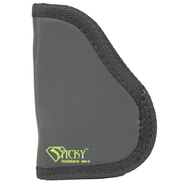 Sticky Holsters MD2 MD-2Black/Green Latex Free Rubber Fits S&W Shield Ambidextrous