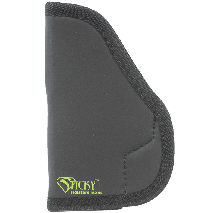 Sticky Holsters MD4GEN1 MD-4 Gen 1 Black/Green Latex Free Rubber Fits Glock 26/27 Ambidextrous