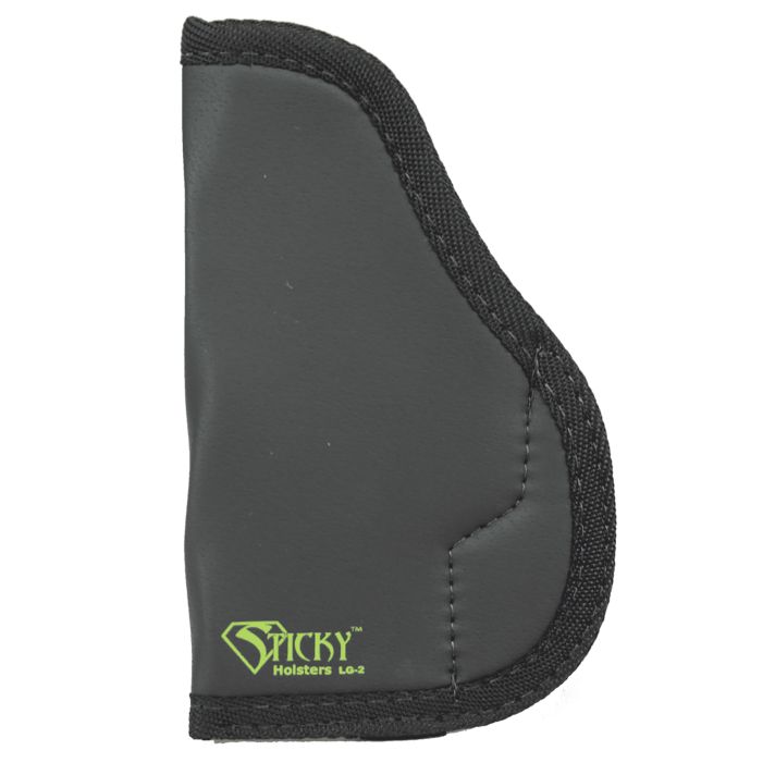 Sticky Holsters LG2 LG-2Black/Green Latex Free Rubber Fits Med/Lg Semi-Auto Ambidextrous