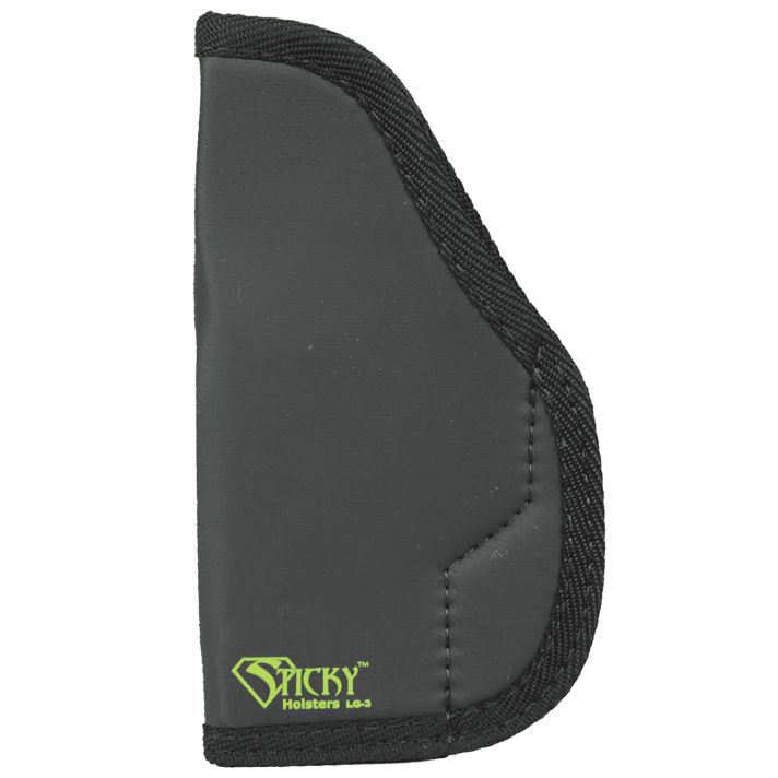 Sticky Holsters LG3 LG-3Black/Green Latex Free Rubber Fits Glocks up to 4.75" Ambidextrous