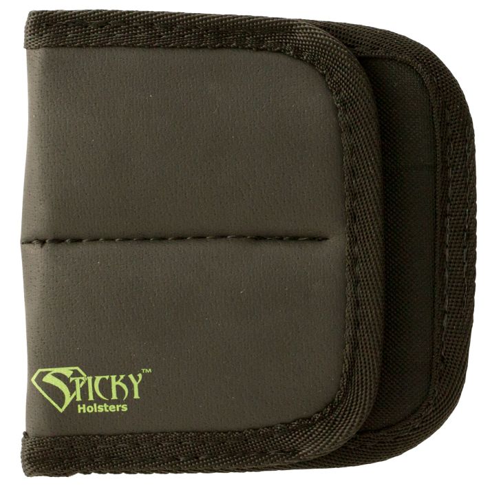 Sticky Holsters DSMP Dual Mag Pouch Double Black/Green Latex Free Rubber