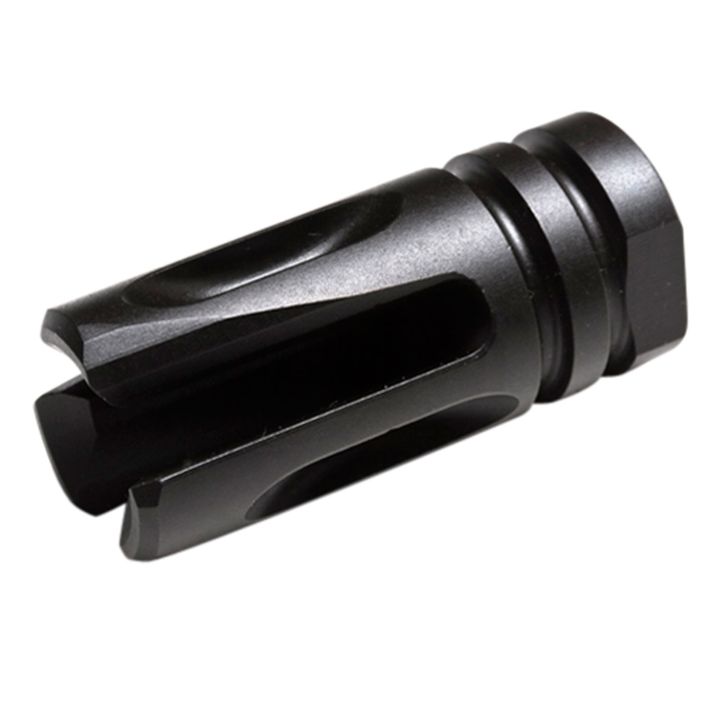 Wilson Combat TRATHG68 Accu-Tac Flash Hider Black Matte Melonite Steel with 5/8"-24 tpi Threads, 1.99" OAL &.865" Diameter for 30 Cal AR-Platform