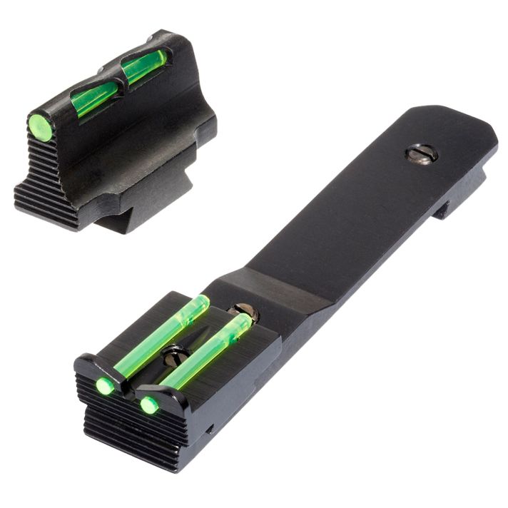 HiViz HHVS41 Henry Rifles Sight SetBlack Interchangeable Front & Rear Sight for Henry Rifles