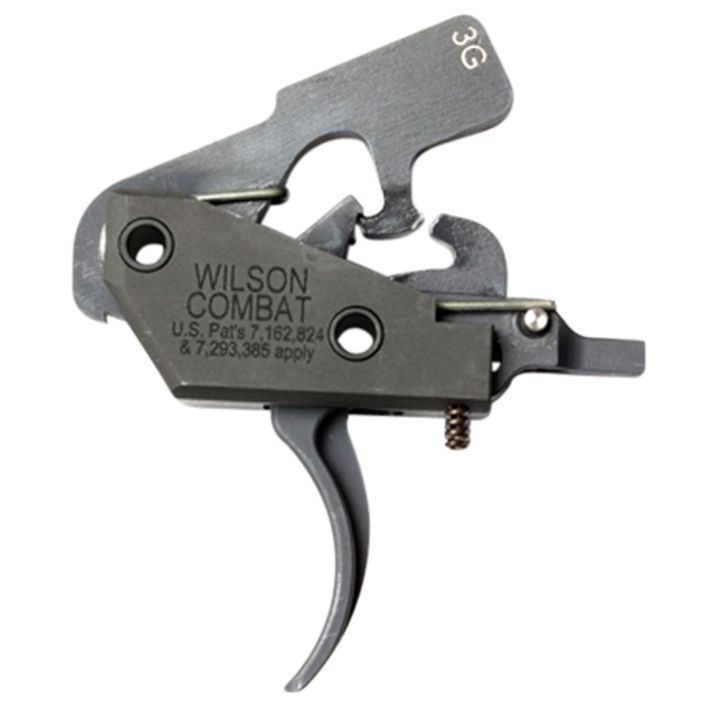 Wilson Combat TRTTU3G Tactical Trigger Unit3-Gun Drop-in Trigger with 3.50-4 lbs Draw Weight & Black Finish for AR-Platform