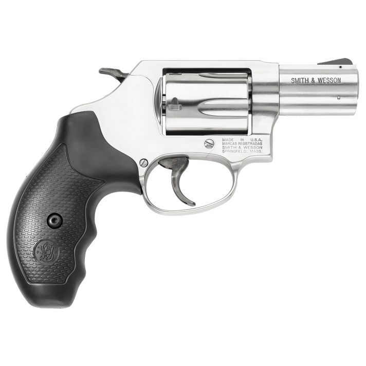 Smith & Wesson 162420 Model 60357 Mag or 38 S&W Spl +P 5 Shot 2.12" Stainless Steel Barrel/Cylinder, Satin Finish Stainless Steel J-Frame, Exposed Hammer