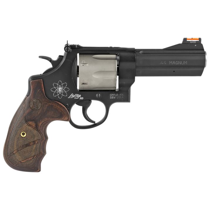 Smith & Wesson 163414 329 Personal Defense 44 Rem Mag 6rd 4.13" Black Stainless Steel Matte Black Scandium Alloy Wood Grip