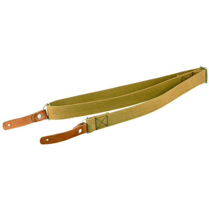 Aim Sports PJSSL Heavy Dutymade of Olive Canvas with Leather Trim, 20"-42" OAL & Heavy Duty Design for AK-Platforms