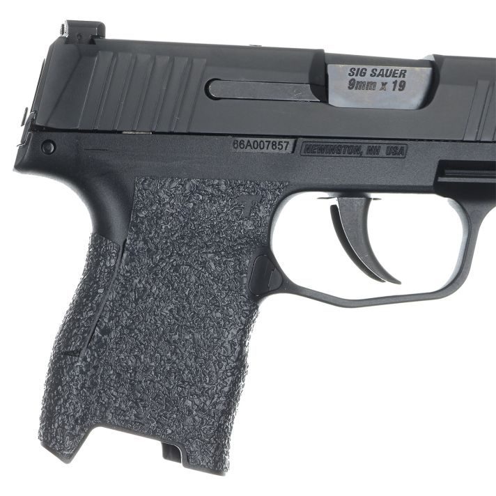 Talon Grips 001R Adhesive GripTextured Black Rubber for Sig Compact P320, P250, M17, M18 with Medium Grip Module