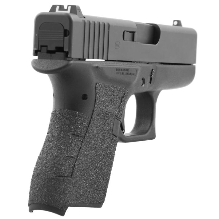 Talon Grips 100G Adhesive GripCompatible w/Glock 43, Black Aggressive Textured Granulate
