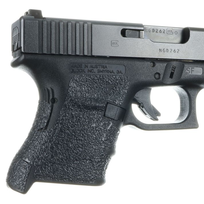 Talon Grips 107R Adhesive GripCompatible w/ Glock 29SF/30SF/30S/36 Gen3, Black Textured Rubber