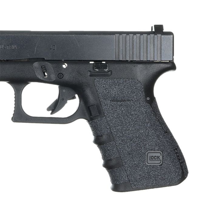 Talon Grips 110G Adhesive GripCompatible w/Glock 19/23/25/32/38 Gen4 w/No Backstrap, Black Textured Granulate