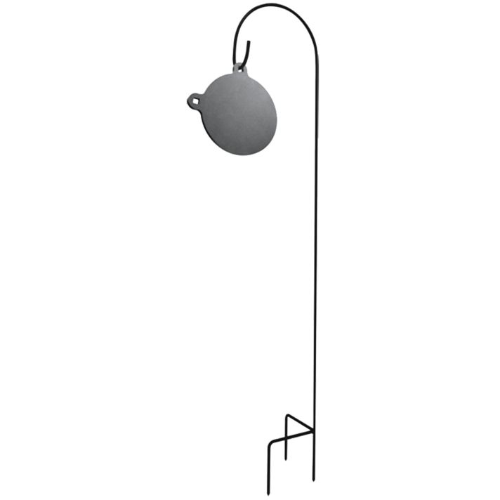 Champion Targets 44100 Shepard's Hook Holder Black Standing Steel For Center Mass AR500 Steel Targets