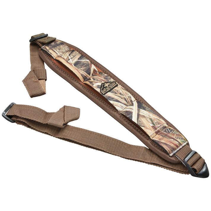 Butler Creek 190024 Comfort Stretch Shotgun Sling Mossy Oak Shadow Grass Blades Neoprene Adjustable Shotgun