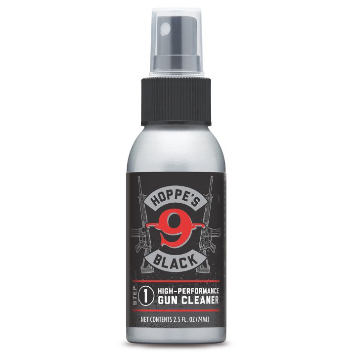 Hoppe's HBC2 Black Gun Cleaner Removes Oil Grease & Dirt 2.50 oz. Aluminum Pump Bottle
