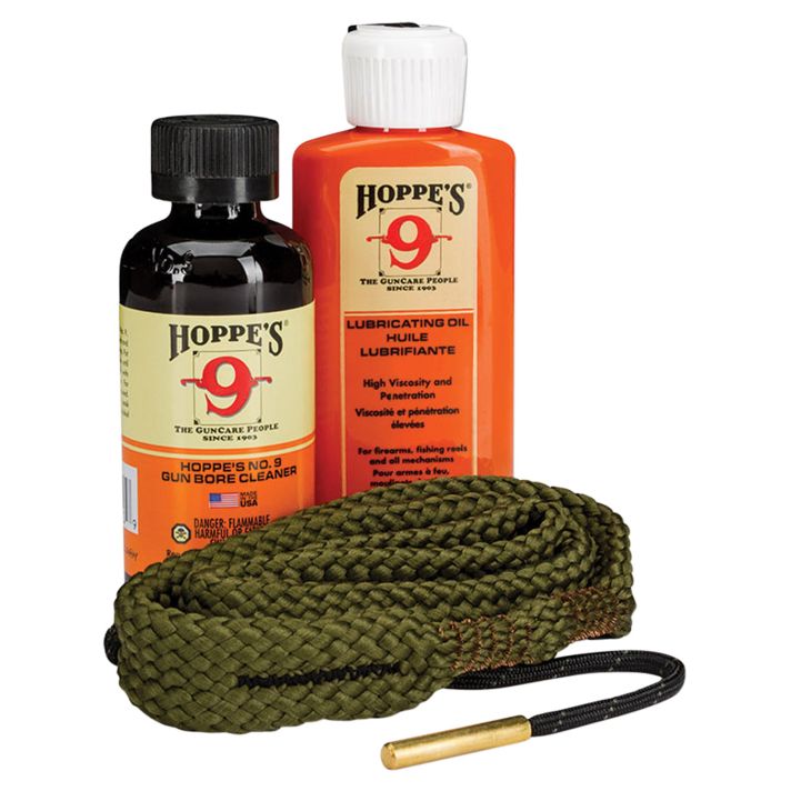 Hoppe's 110009 1-2-3 Done Cleaning Kit 9mm/ 38 Cal Pistols (Clam Package)