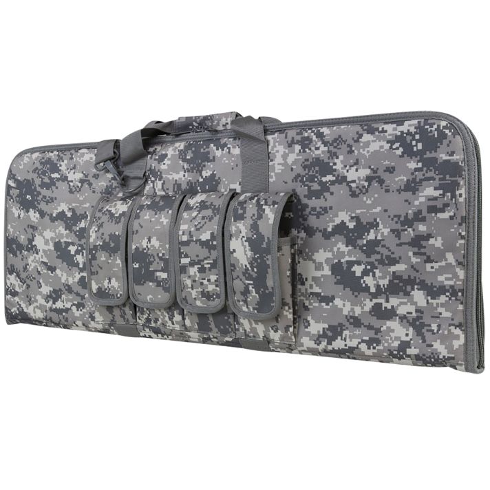 NcStar CVCP2960D36 VISM Carbine Case Digital Camouflage PVC Nylon w/ Lockable Zippers Pockets & Padded Carry Handle