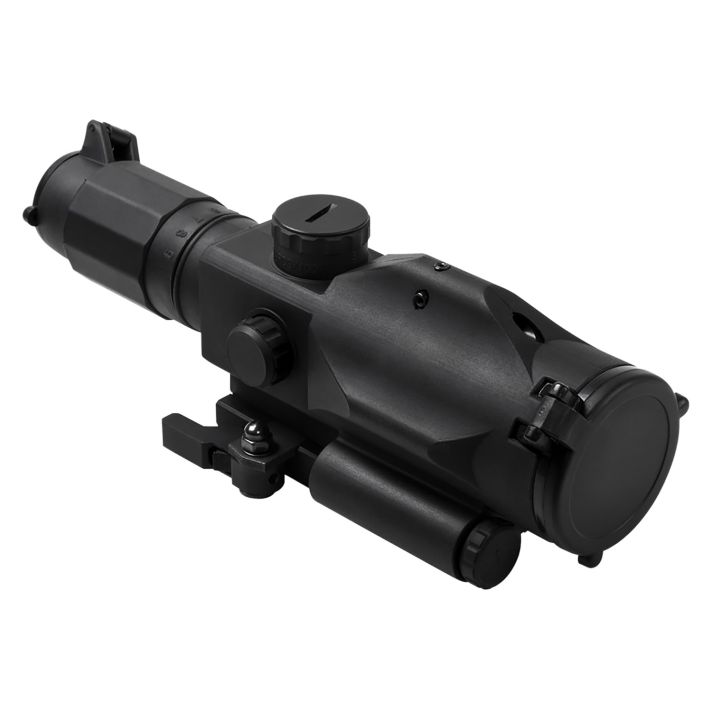 NcStar VSRTP3940GV3 SRTGen 3 Black Hardcoat Anodized 3-9x40mm Illuminated P4 Sniper Reticle Green Laser