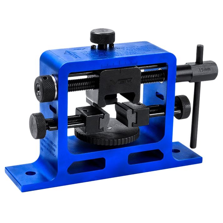 NcStar VTUPRS Universal Pistol Rear Sight Tool Tool Black/Blue Steel/Aluminum Universal Pistol Steel Handle