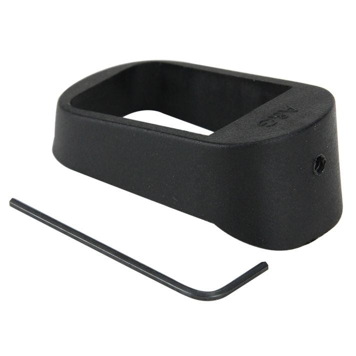 Pachmayr 03850 Mag SleeveCompatible w/Glock 17/22/31 Mags To Fit Glock 19/23/32 Models, Black Polymer