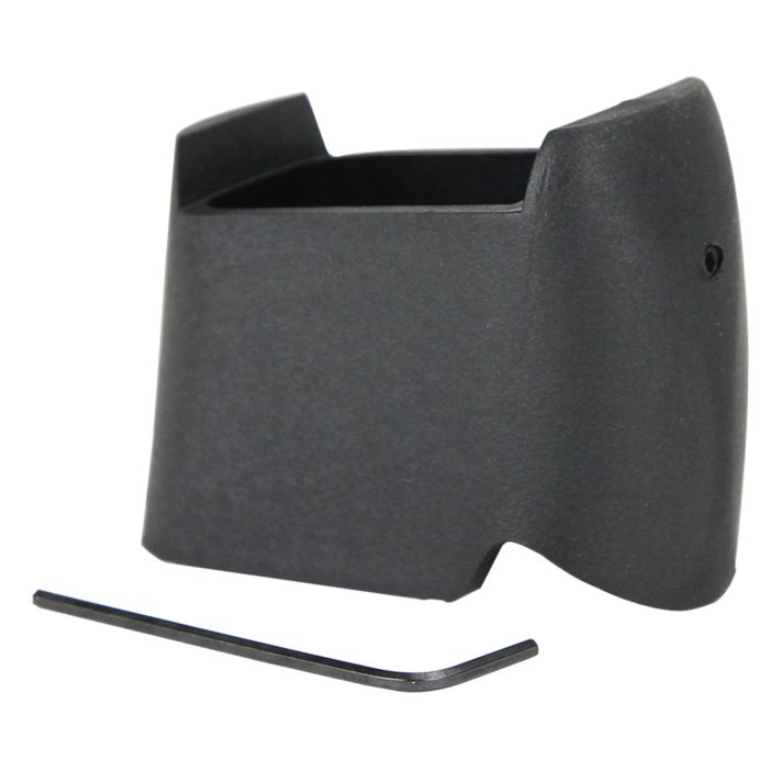 Pachmayr 03851 Mag SleeveCompatible w/Glock 17/22 Mags To Fit Glock 26/27 Models, Black Polymer