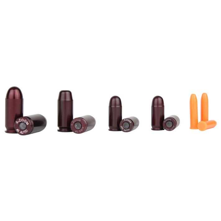 A-Zoom 16185 Variety Pack Military/LE 9mm/40S&W/45ACP/223Rem/308Win/12Gauge 12Pack