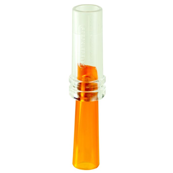 Duck Commander DCSPRCK SpecklebellySingle Reed Specklebelly Sounds Attracts Geese Clear/Orange Acrylic