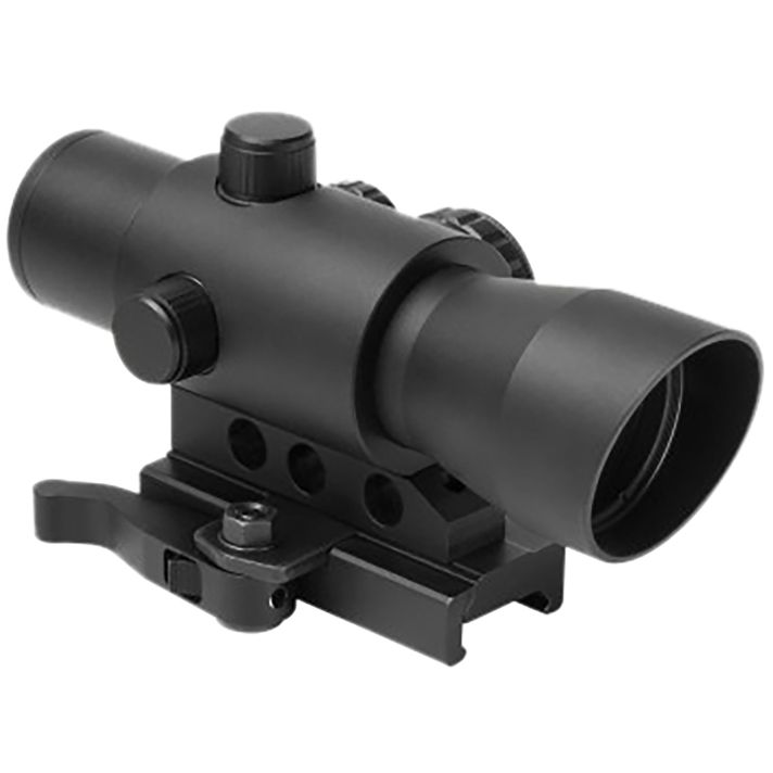 NcStar DMRK132A Mark III Tactical Advanced with 4 ReticlesBlack Anodized 1 x 32 mm3 MOA Red/Green/Blue Multi Reticle
