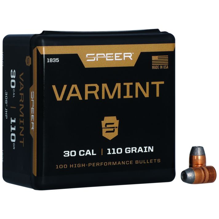 Speer 1835 Varmint30Cal 110gr Jacketed Hollow Point 100 Per Box/5 Case