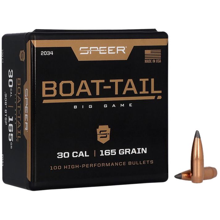 Speer 2034 Boat-Tail.308 165 gr Spitzer Boat Tail Soft Point