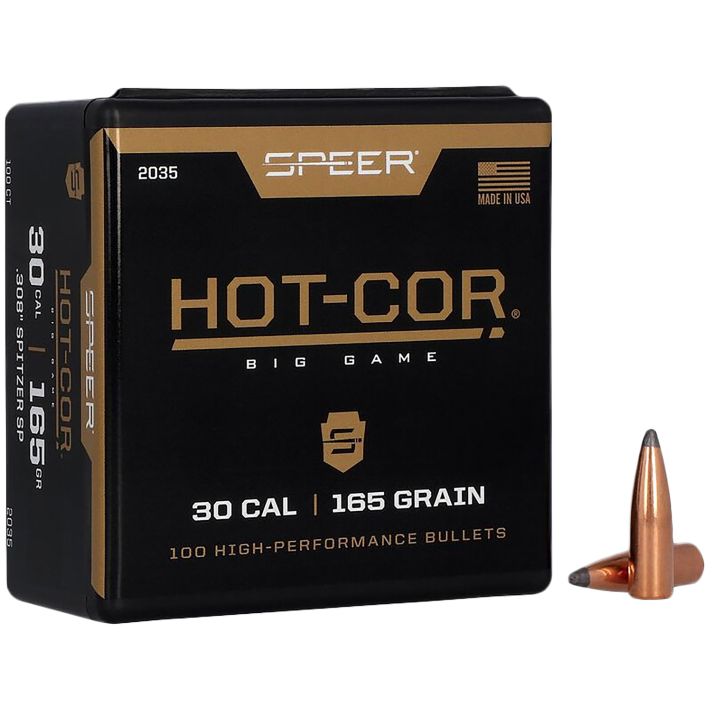 Speer 2035 Rifle Hunting Hot-Cor .308 165 gr Spitzer Soft Point