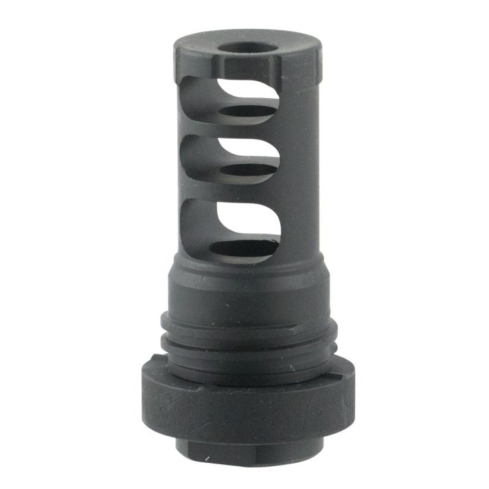 Yankee Hill 5M2QD QD Muzzle Brake Black Steel with 1/2"-28 tpi Threads & 2.50" OAL for 5.56x45mm NATO AR-Platform