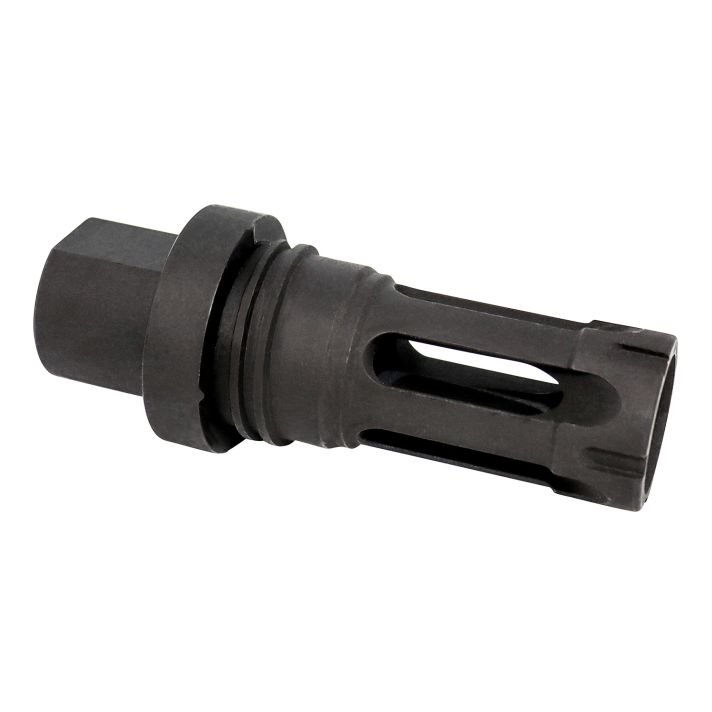Yankee Hill 4302AKA Phantom Q.D. Flash Hider Black Steel with M14x1 LH Threads for 30 Cal AK-Platform