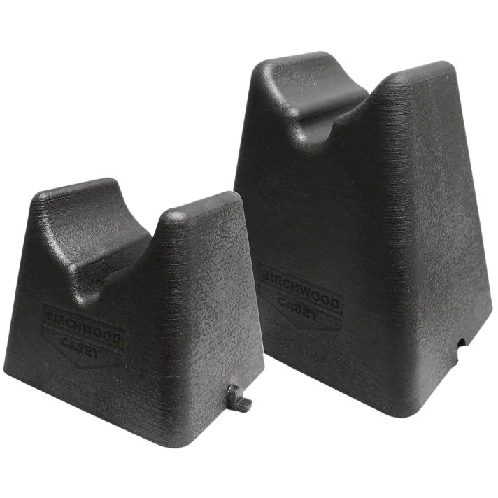 Birchwood Casey 48202 Nest Rest 2-Piece Shooting Rest Stackable Soft Rubber Small & Large Rests