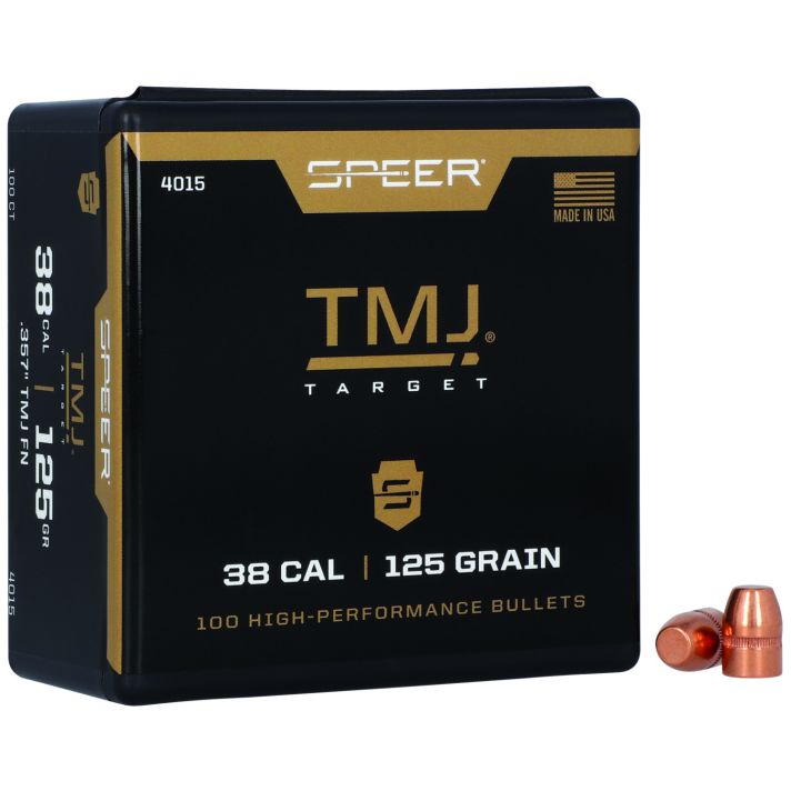 Speer 4015 Handgun38Cal 125gr Total Metal Jacket 100 Per Box/5 Case